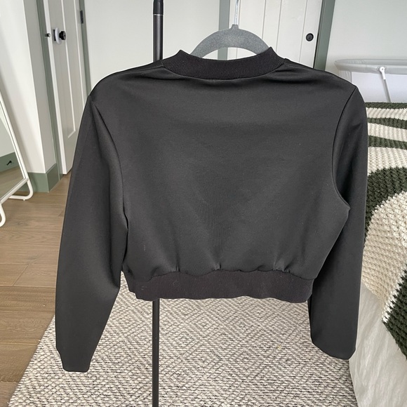 Black bomber jacket - Picture 3 of 4